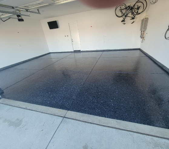 epoxy flake flooring in Clovis, CA