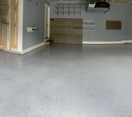newly added epoxy flooring
