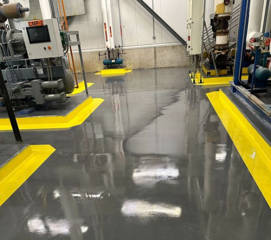 close view of an epoxy project in San Antonio, TX