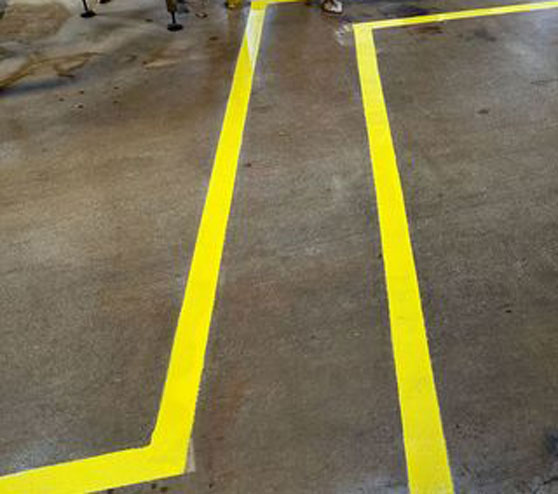 close view of epoxy flooring in San Antonio, TX