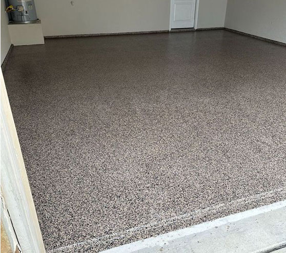 garage epoxy flake flooring in Helotes, TX
