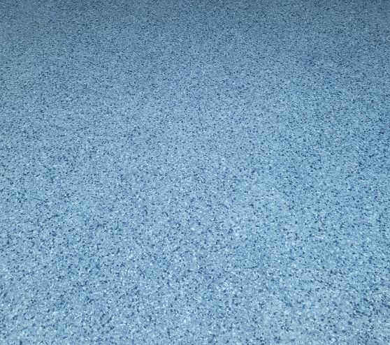 a close view of multi-colored epoxy flooring