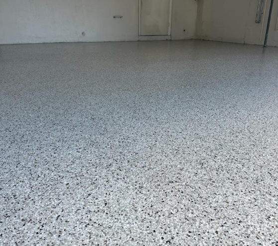 up-close view of epoxy flooring in clearwater, fl