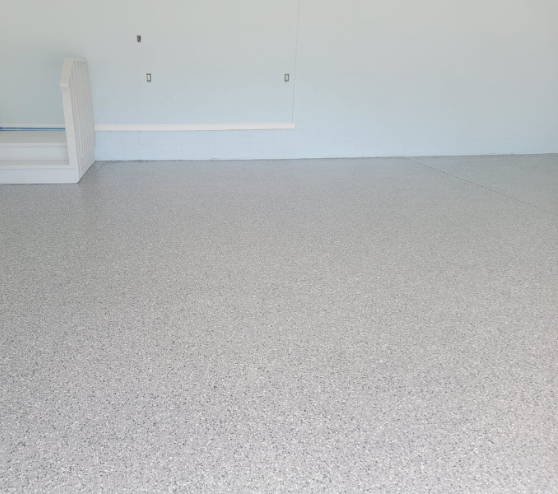 epoxy flake flooring for homeowner in Tampa, FL