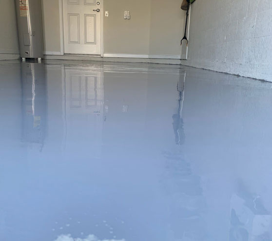 close view of solid epoxy in Riverview, FL