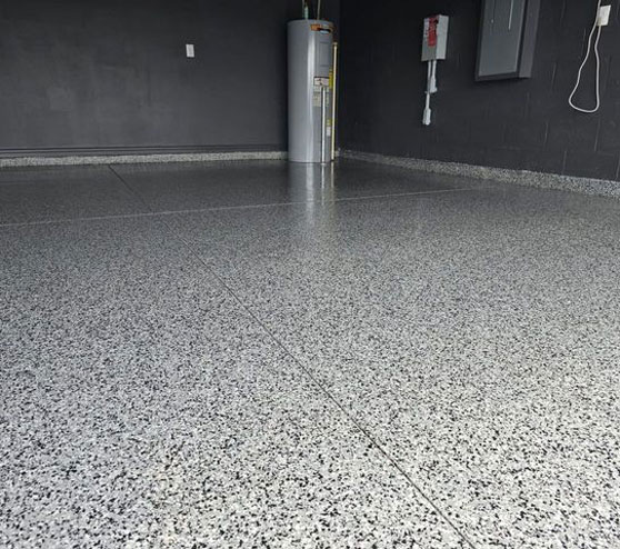 epoxy flooring project in Lakeland, FL